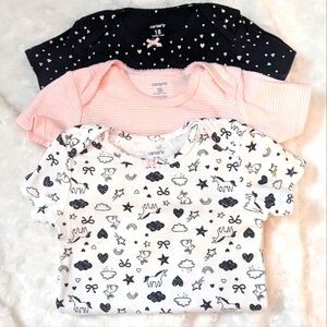Carter's Baby Hearts & Unicorns Short-Sleeve Bodysuit Pack